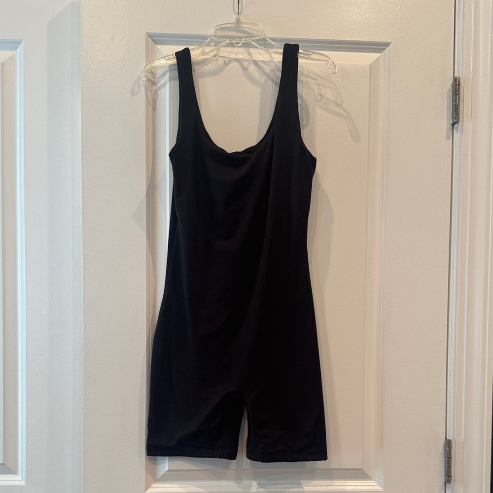 "The Cindy" Black Sleeveless Bumpsuit